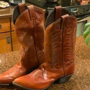 Justin Pointed Toe Western Cowboy Boots  Women’s Size 8B Style L4606